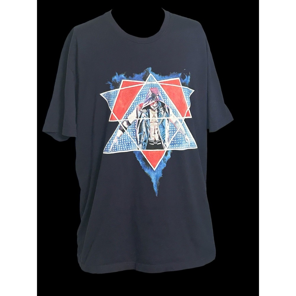 AJ Styles WWE Authentic Licensed T-Shirt Tee Men's Size XL Extra‎ Large